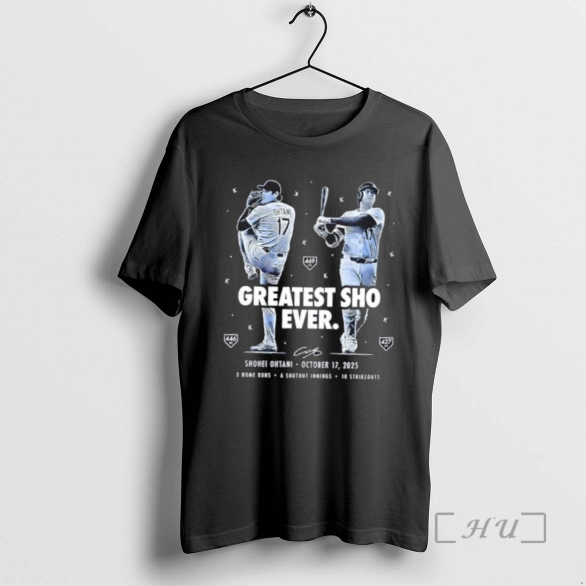 Trending Greatest Sho Ever Shohei Ohtani Los Angeles Dodgers October 17 2025 T Shirts Sweater