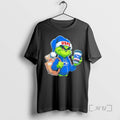 Trending Grinch Drink Coffee Usps Logo Premium T Shirt Sweater