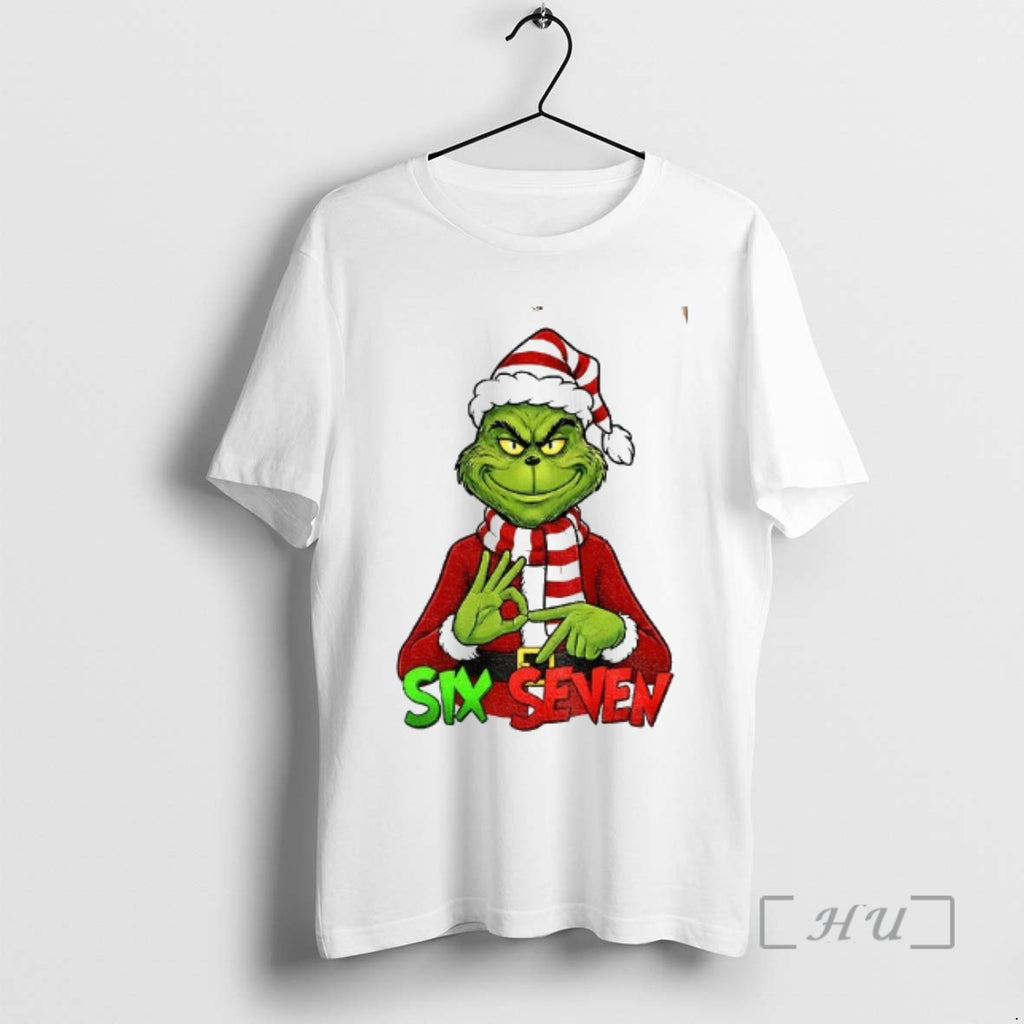 Trending Grinch Santa Claus Six Seven Meme Merry Christmas