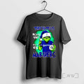 Trending Grinch Santa Hat They Hate Us Because They Aint Us Seattle Mariners Baseball Tee