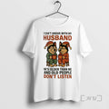Trending Husky I Cant Argue With My Husband Old People Dont Listen Christmas T Shirts