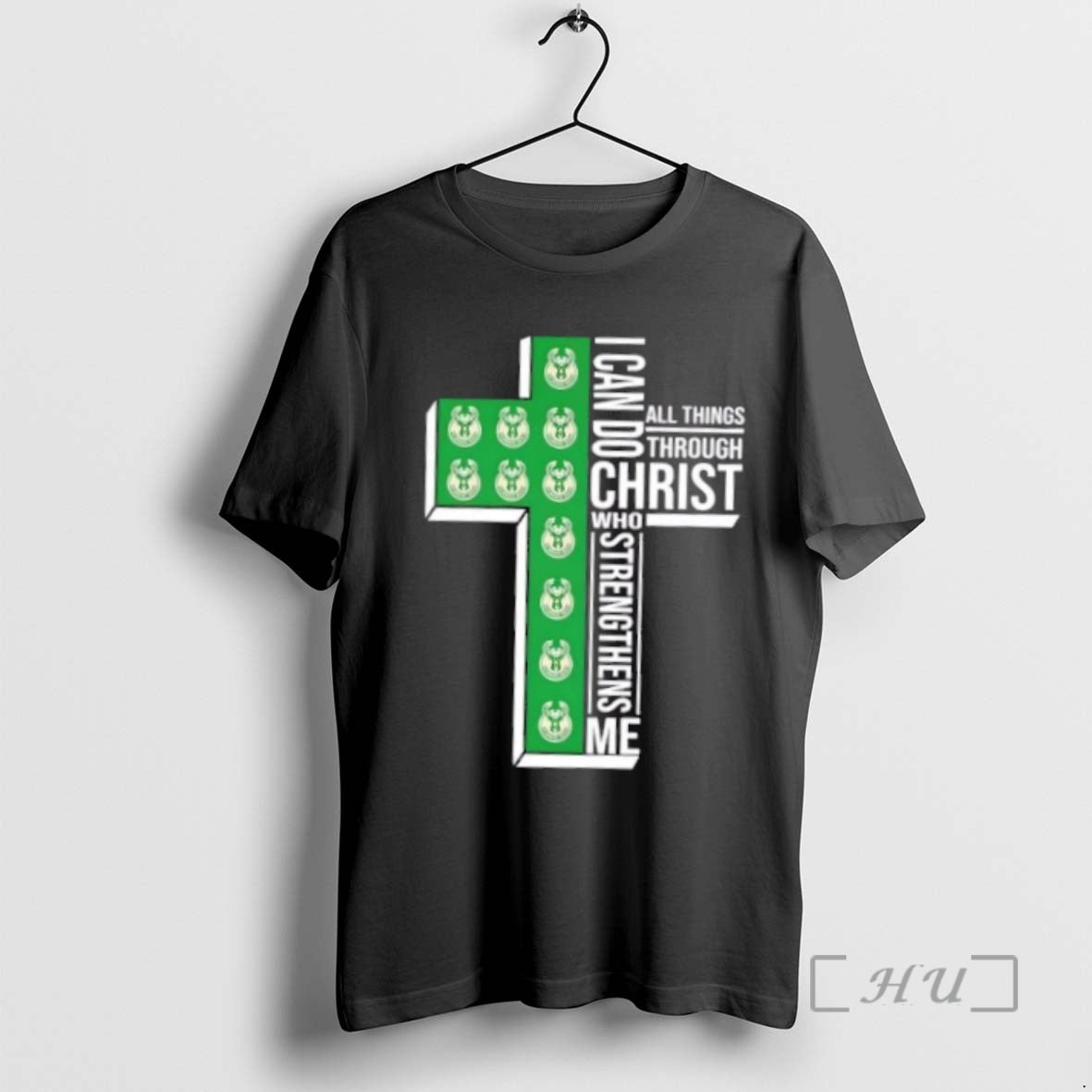 Trending I Can Do All Things Through Christ Who Strengthens Me Milwaukee Bucks Basketball Cross