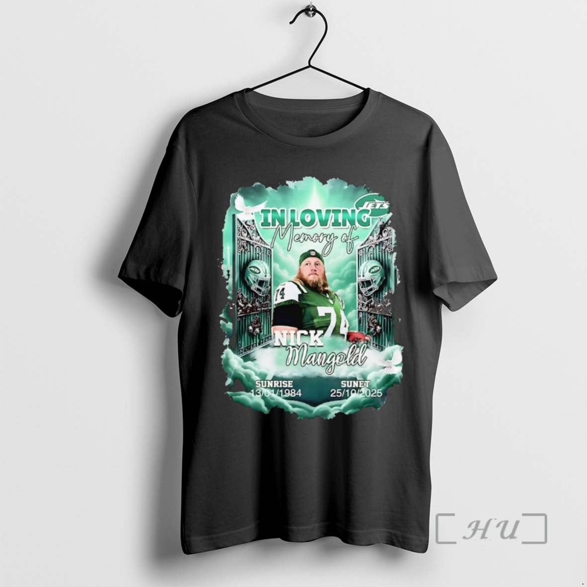 Trending In Loving Memory Of Nick Mangold 1984 2025 Tee Shirts Sweater