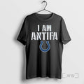 Trending Indianapolis Colts I Am Antifa Against Fascism Premium T Shirt Sweater