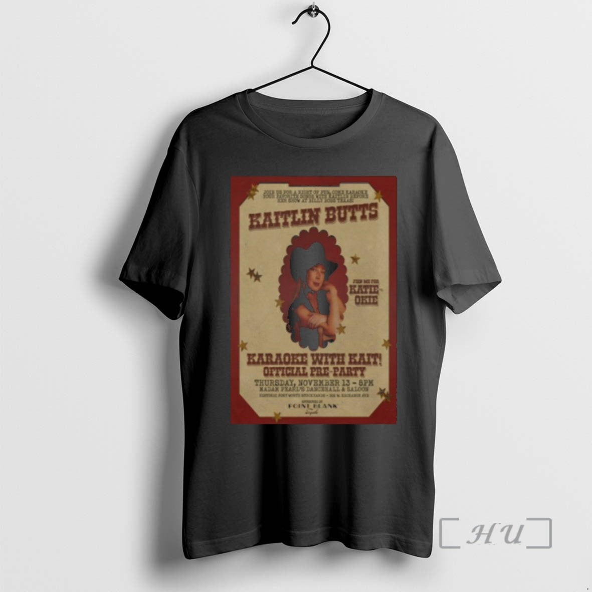 Trending Kaitlin Butts Billy Bobs Texas Fort Worth Tx Nov 13 2025 Premium T Shirts