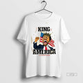 Trending Kendrick Lamar The King Of Rap America Flag Graphic Tee Shirt Sweater