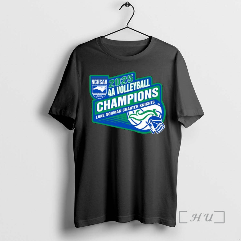 Trending Lake Norman Charter Knights 2025 Nchsaa 4a Volleyball Champions Ornaments Premium T Shirts Sweater