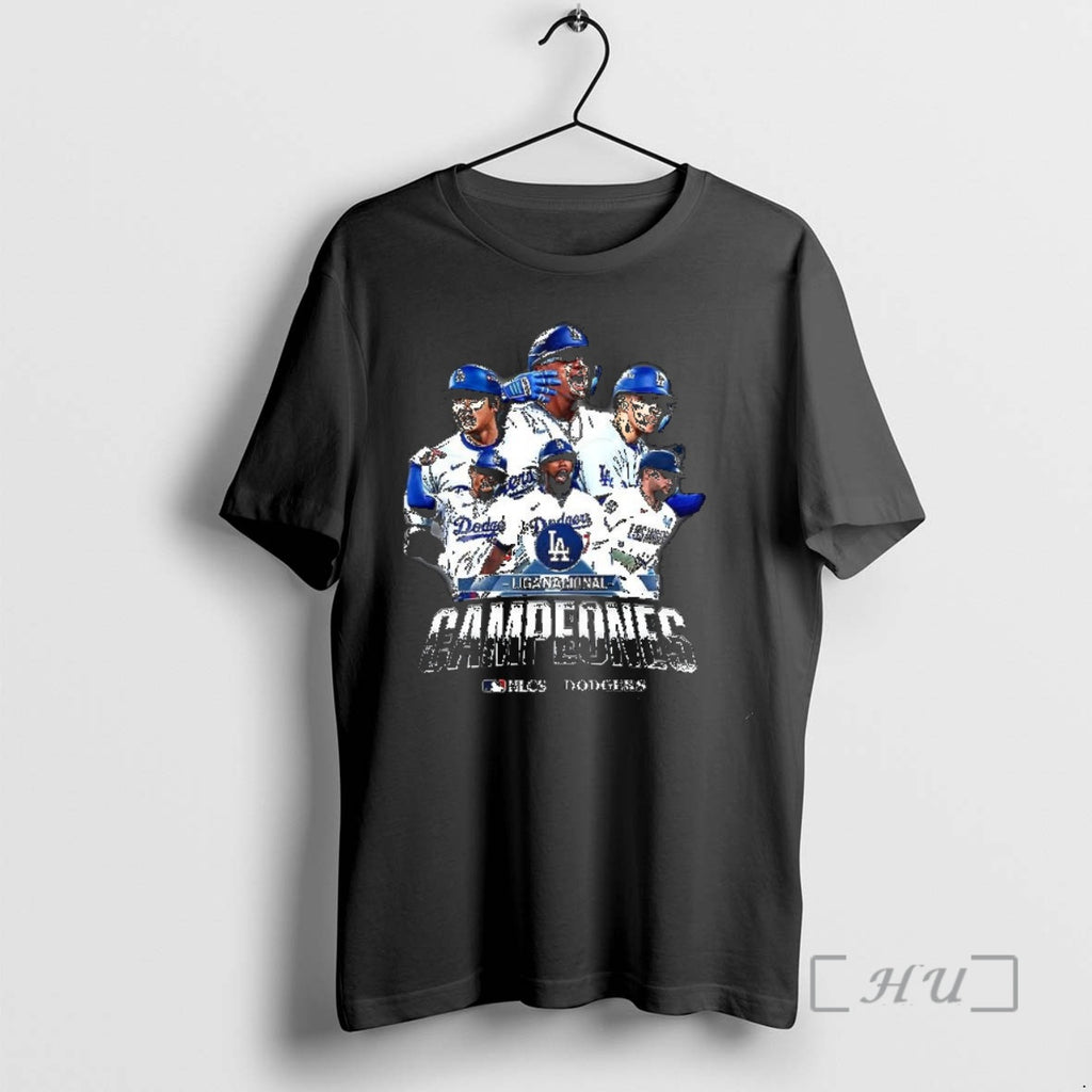 Trending Los Angeles Dodgers Nlcs Liga Nacional Campeones 2025 Premium T Shirt Sweater