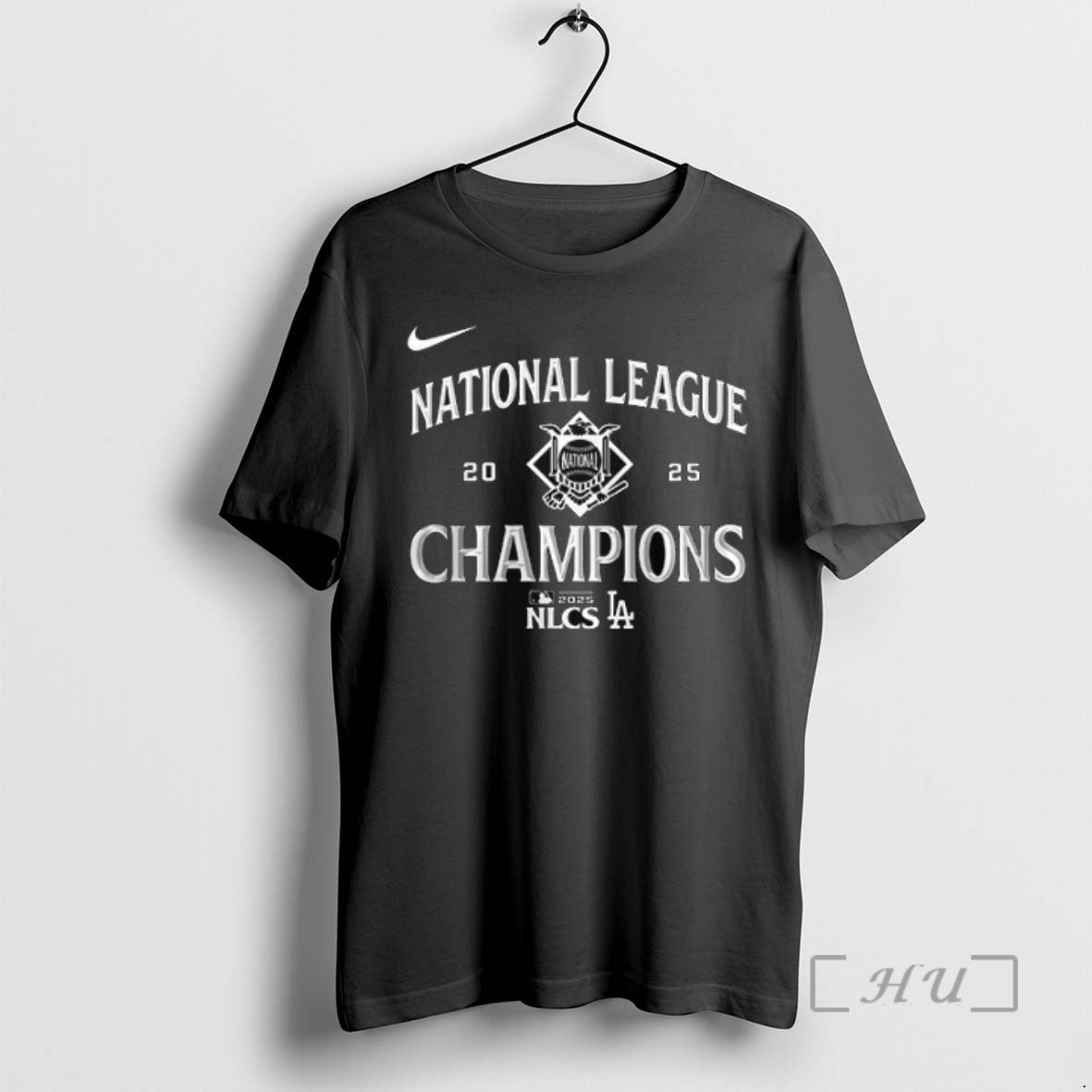 Trending Los Angeles Dodgers National League Champions 2025 Blue Crew Forever Logo T Shirts Sweater