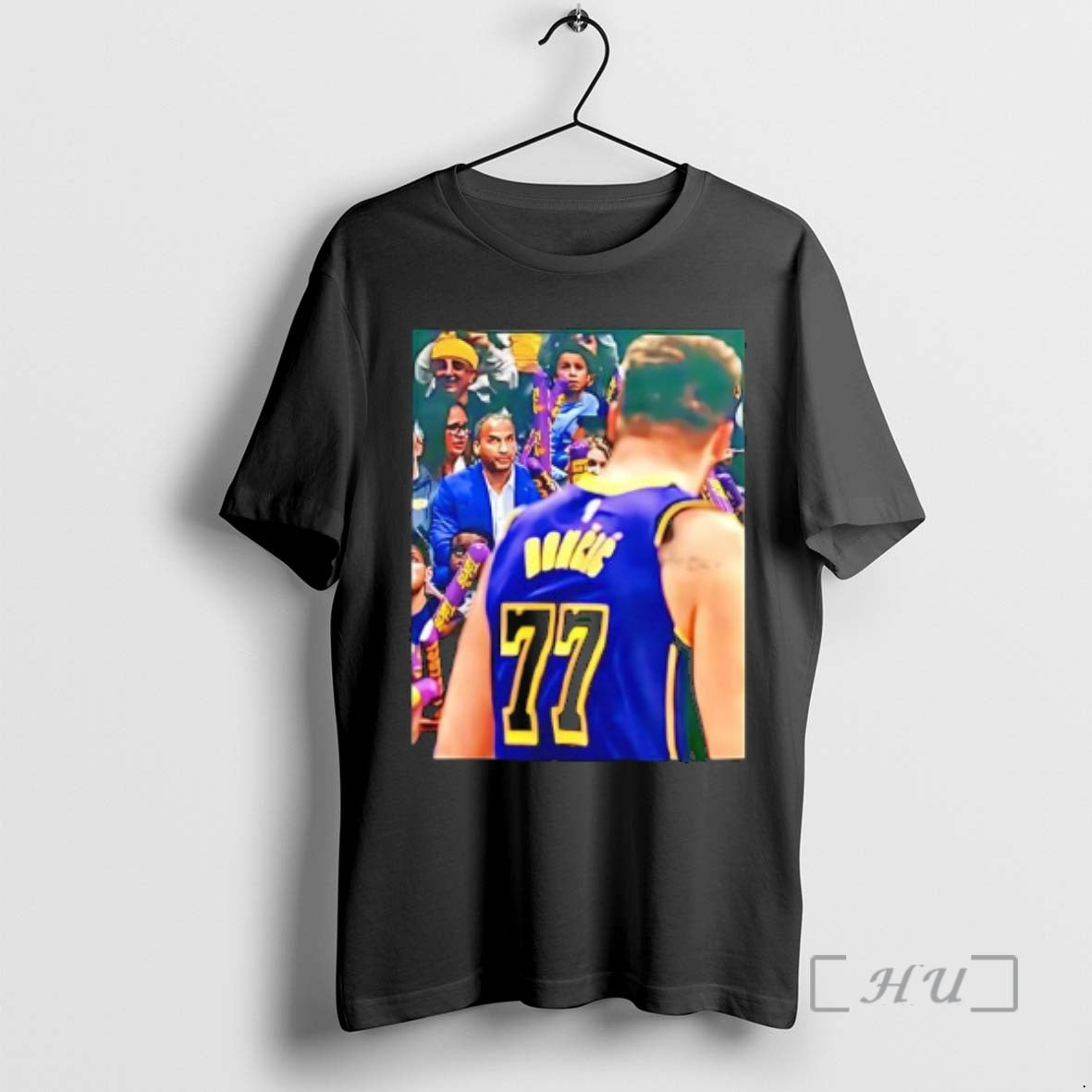 Trending Luka Doncic Staring Down Nico Harrison Graphic