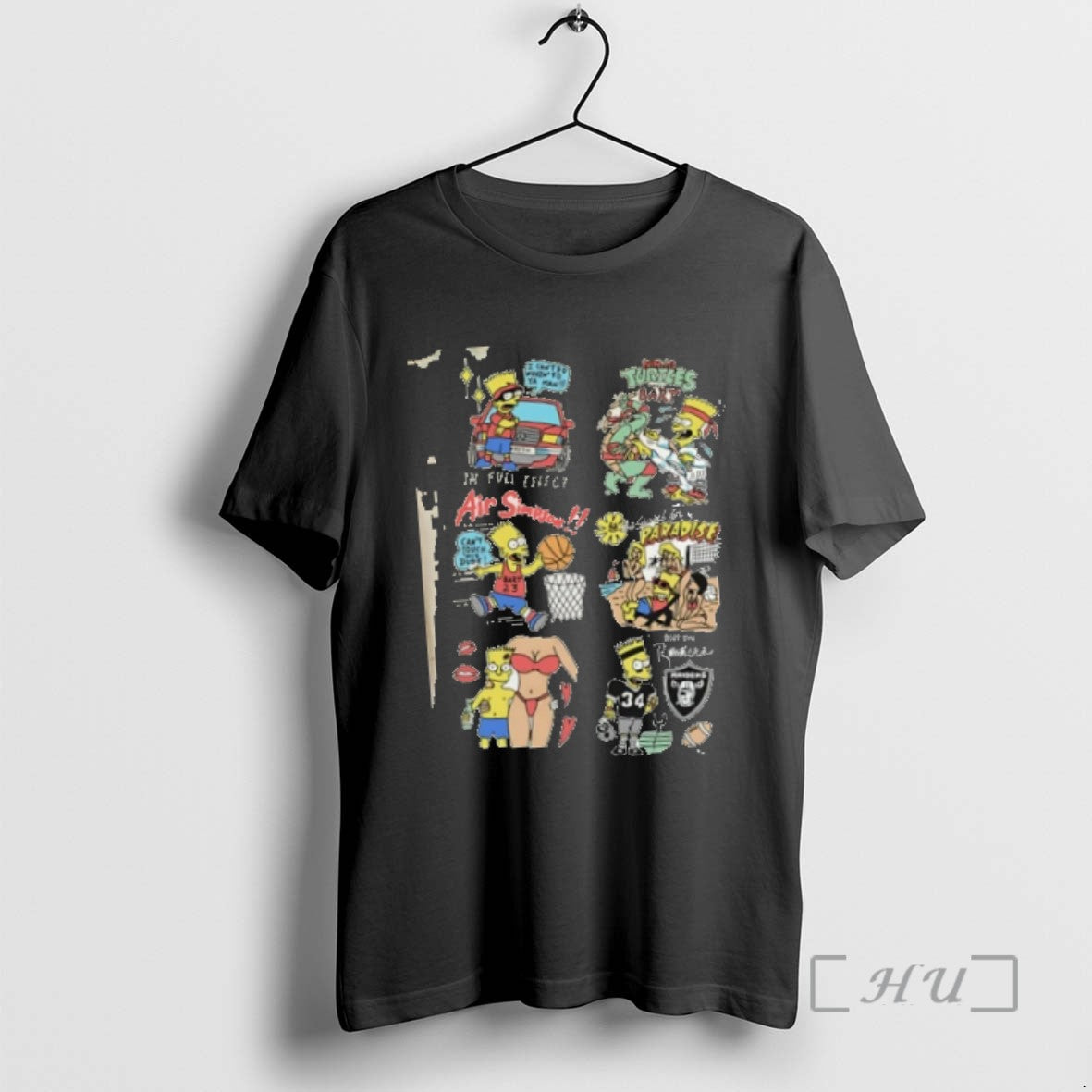 Trending Make Simpsons Bootleg Again Bart Ninja Turtles Raiders Funny Tee Shirts Sweater