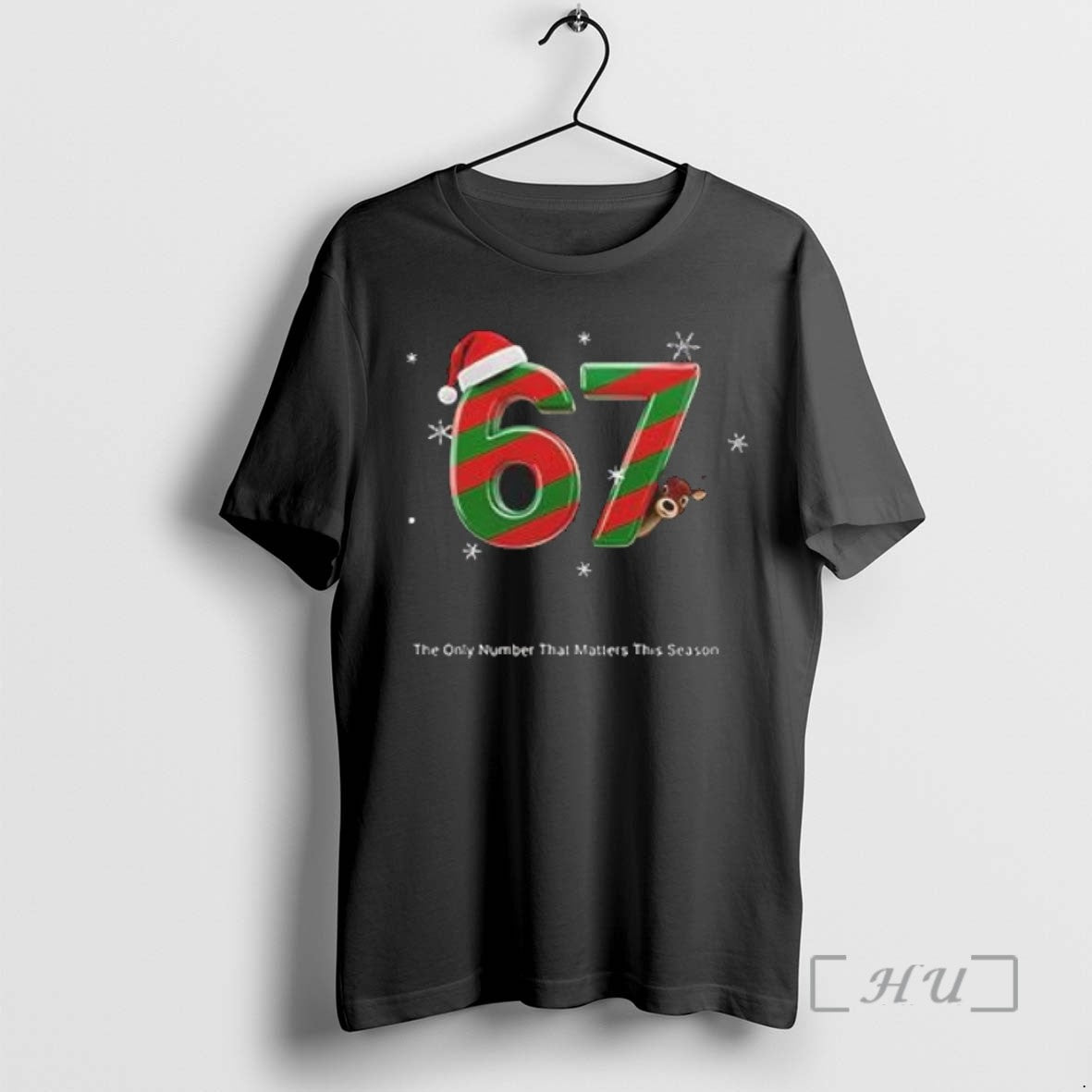 Trending Minimalist 67 Reindeer Peek Candy Cane Art Tee Shirts Sweater