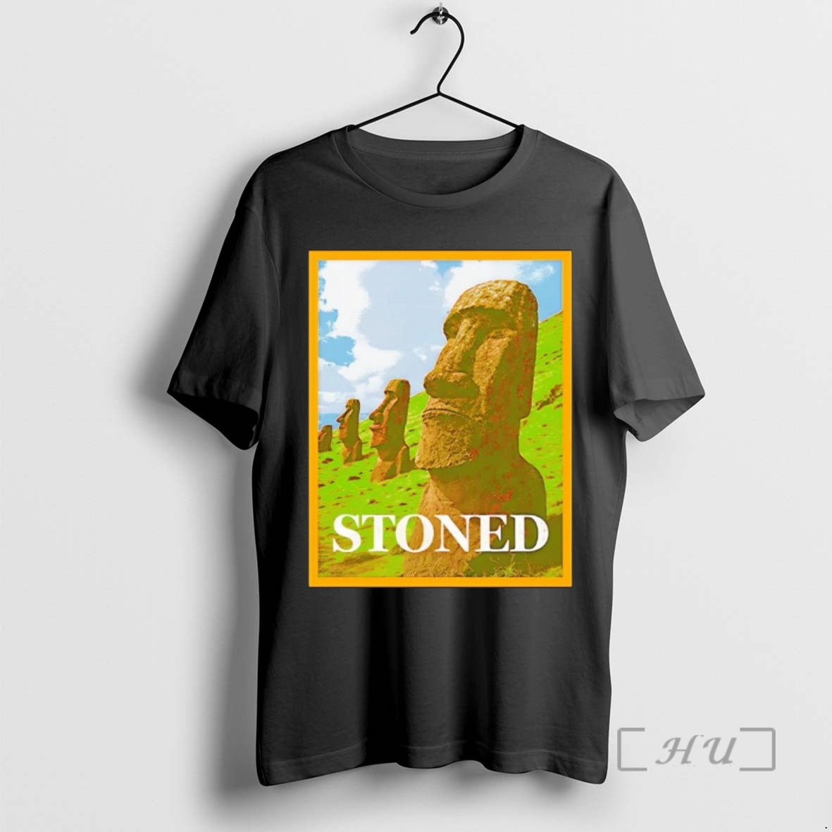Trending Moai Stoned Portrait