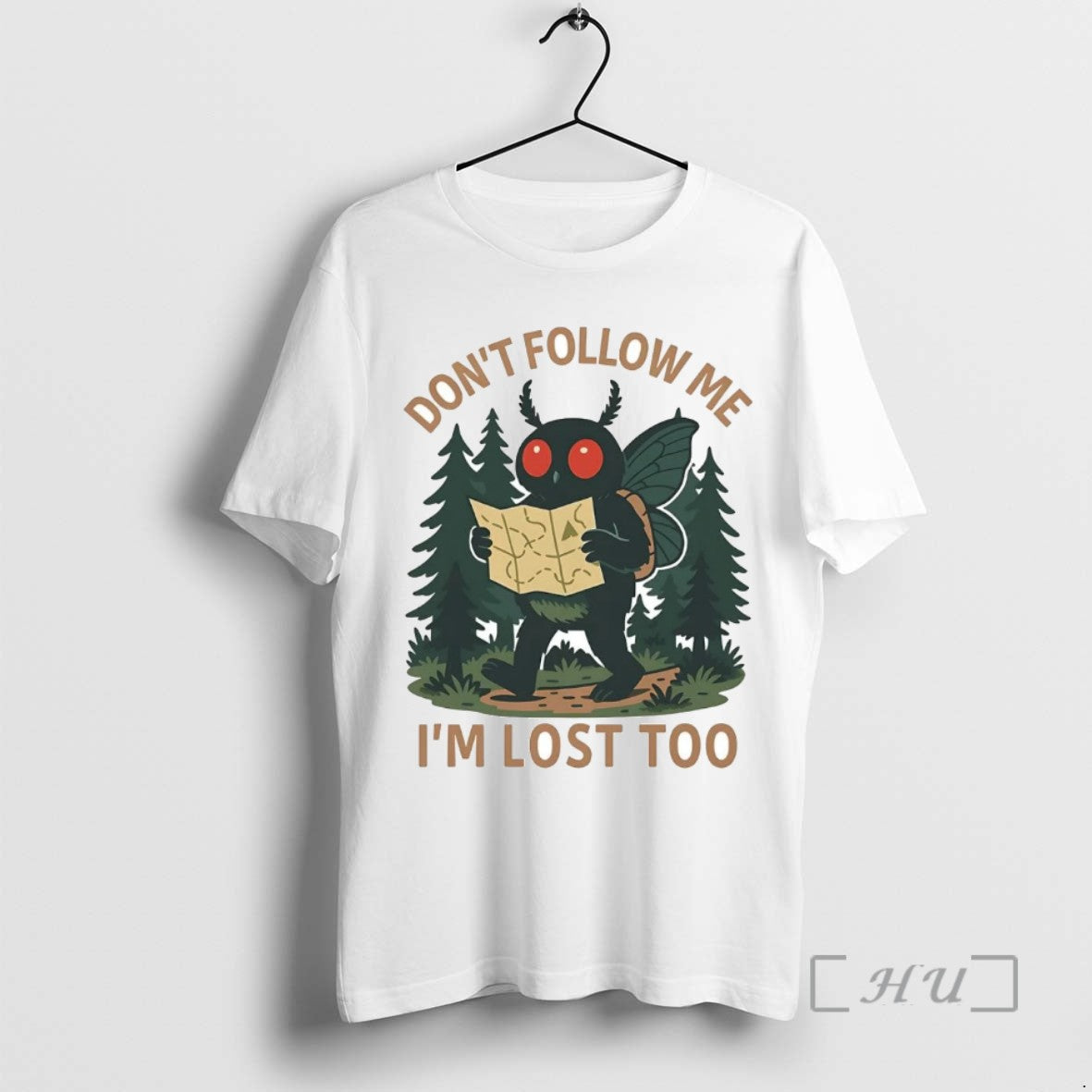 Trending Mothman Dont Follow Me Im Lost Too Tee Shirts Sweater