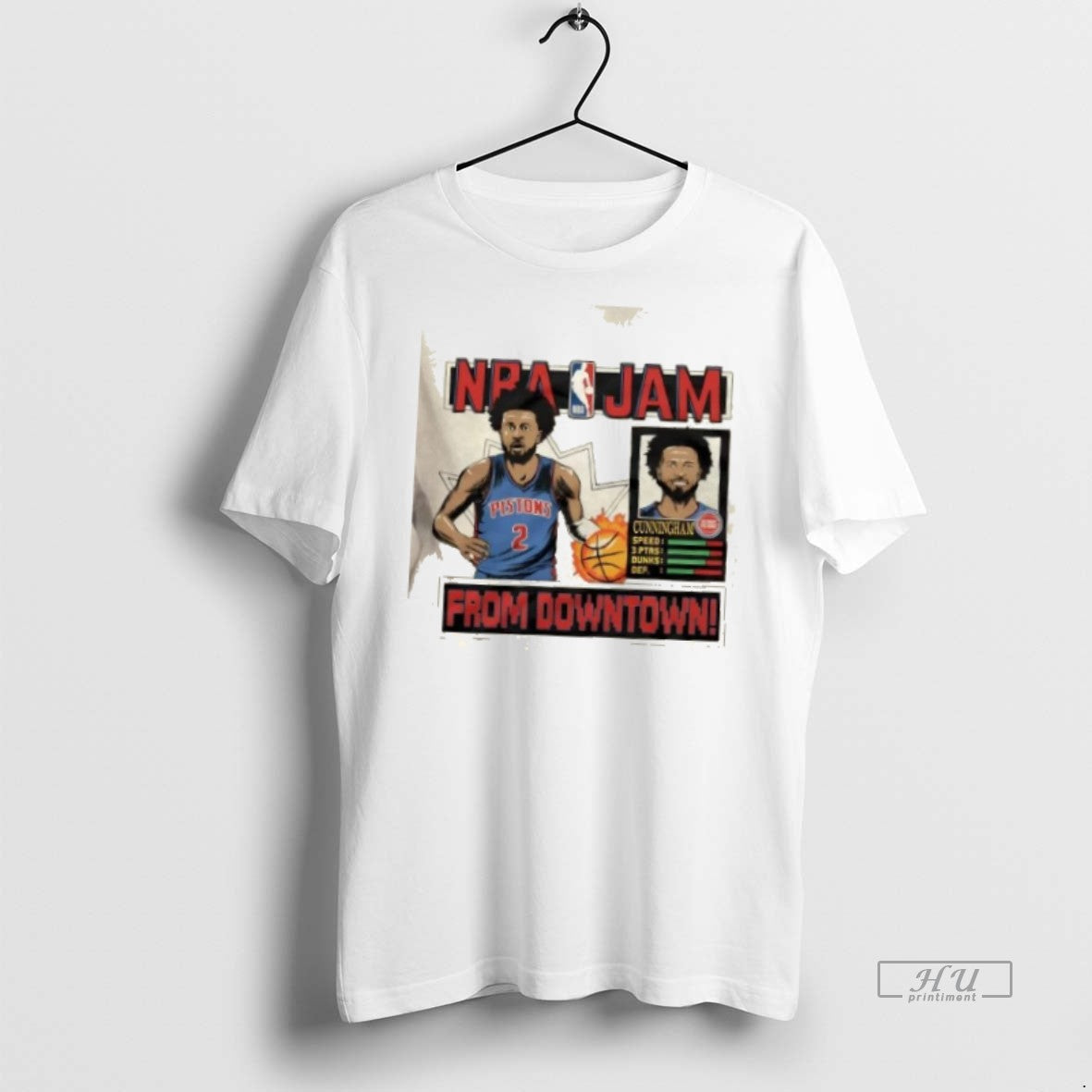 Trending Nba Jam Detroit Pistons Cade Cunningham Graphic Tee Shirt Sweater