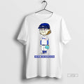 Trending Peanuts X Kike Hernandez Los Angeles Dodgers Baseball 2025 Graphic Tee Shirt Sweater
