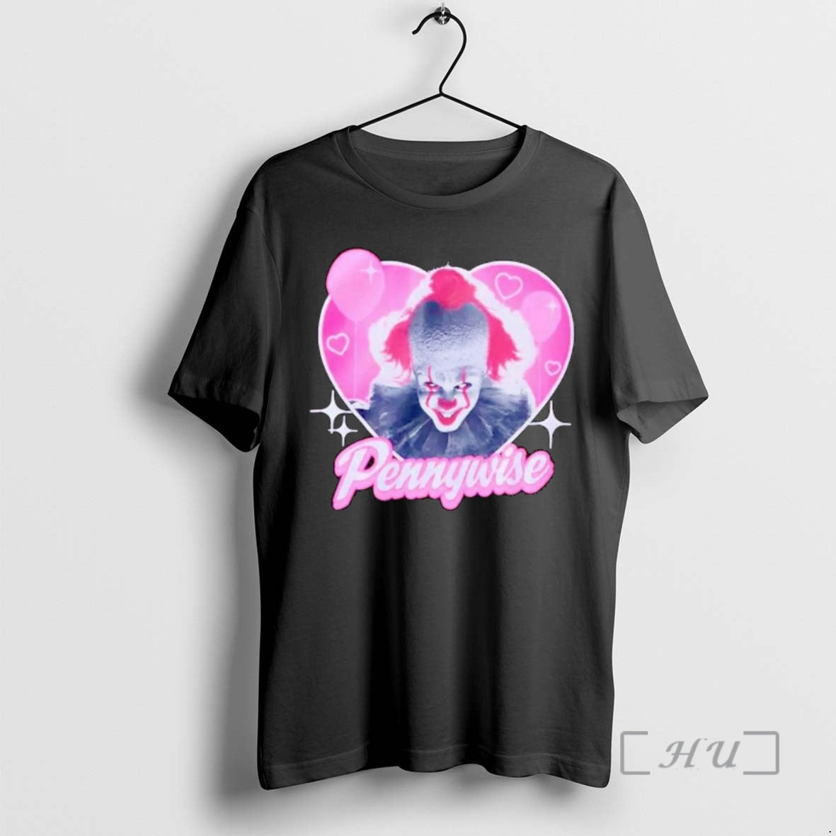 Trending Pennywise Heart Glitter Portrait Ornaments Premium T Shirt Sweater