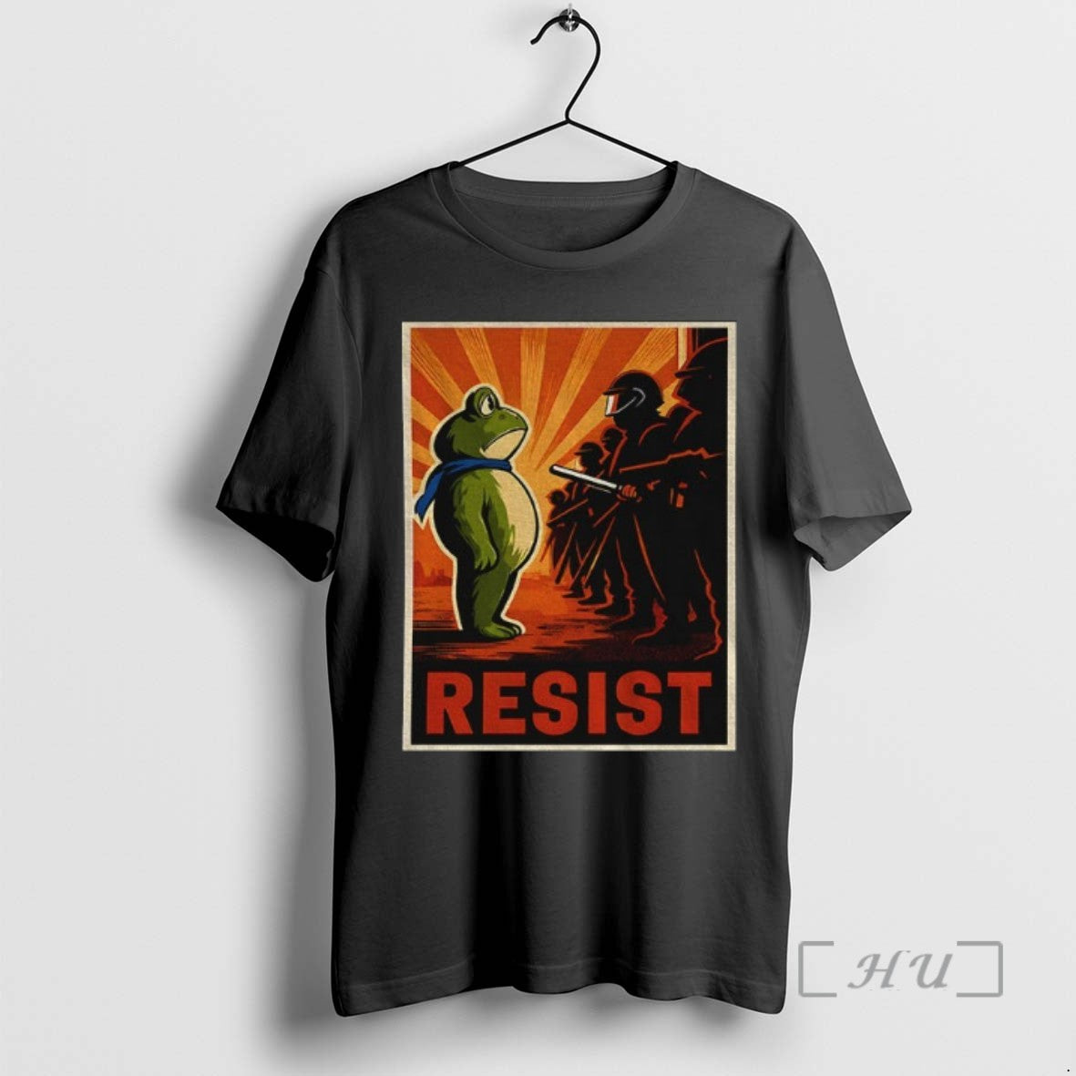Trending Portland Frog Protest Resist Political Retro