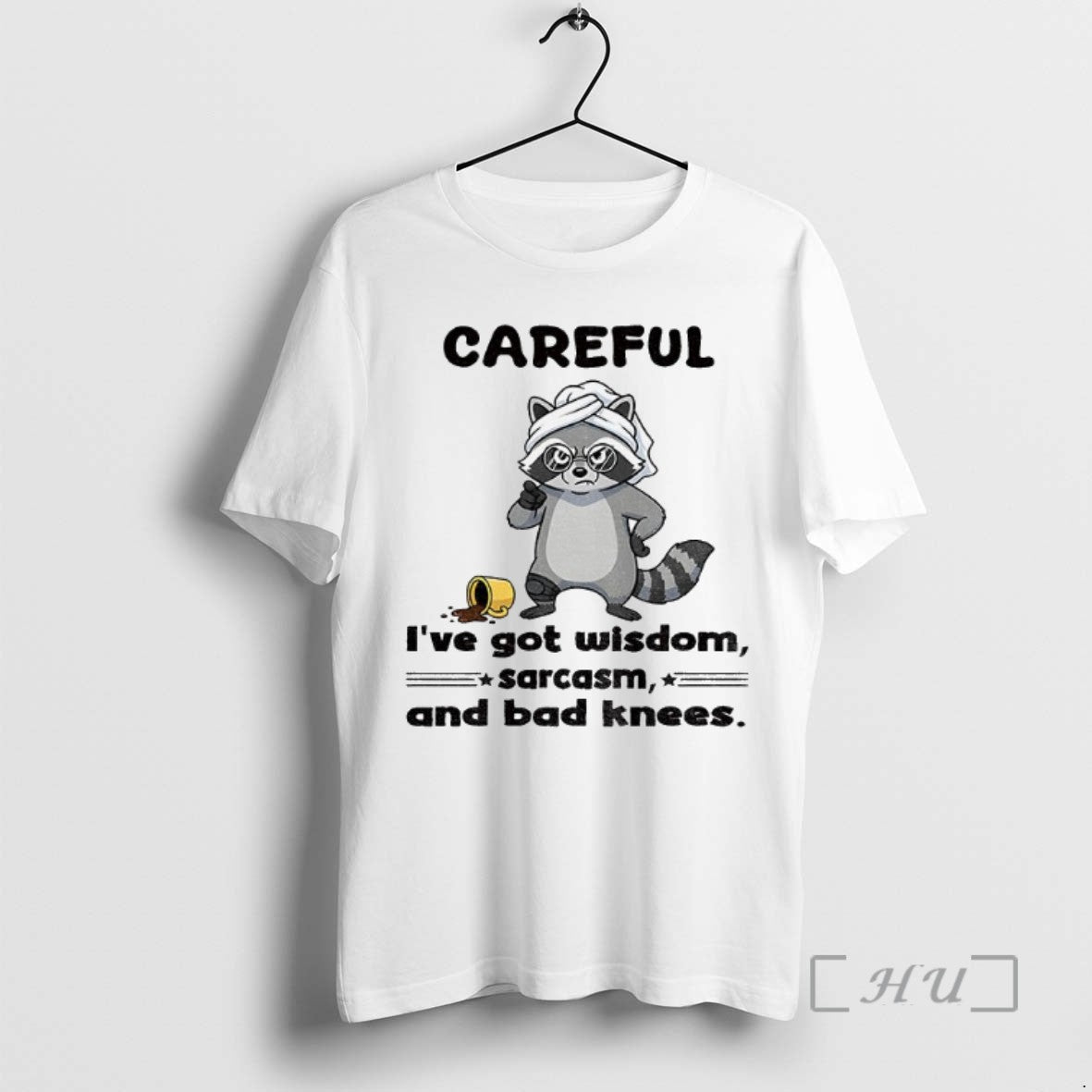 Trending Raccoon Careful Ive Got Wisdom Sarcasm And Bad Knees