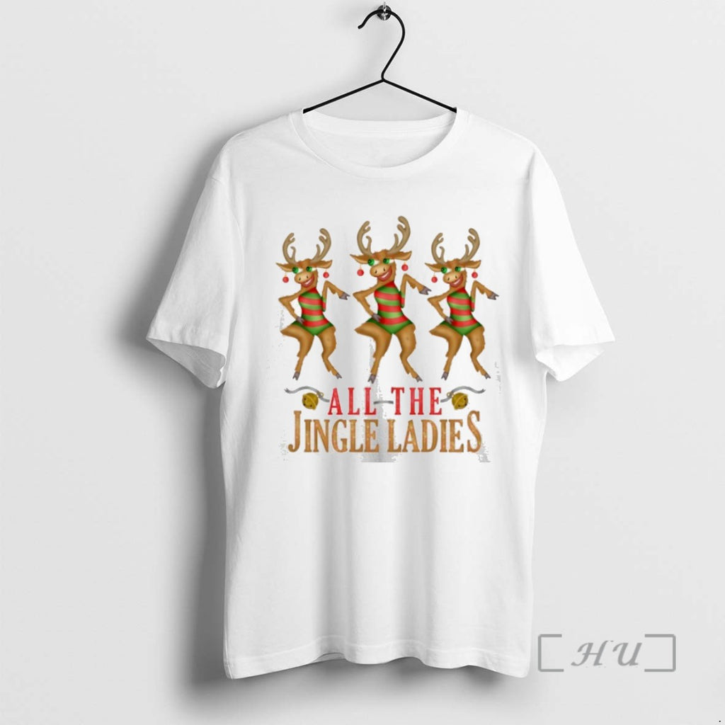 Trending Reindeer All The Jingle Christmas Tee Shirts Sweater