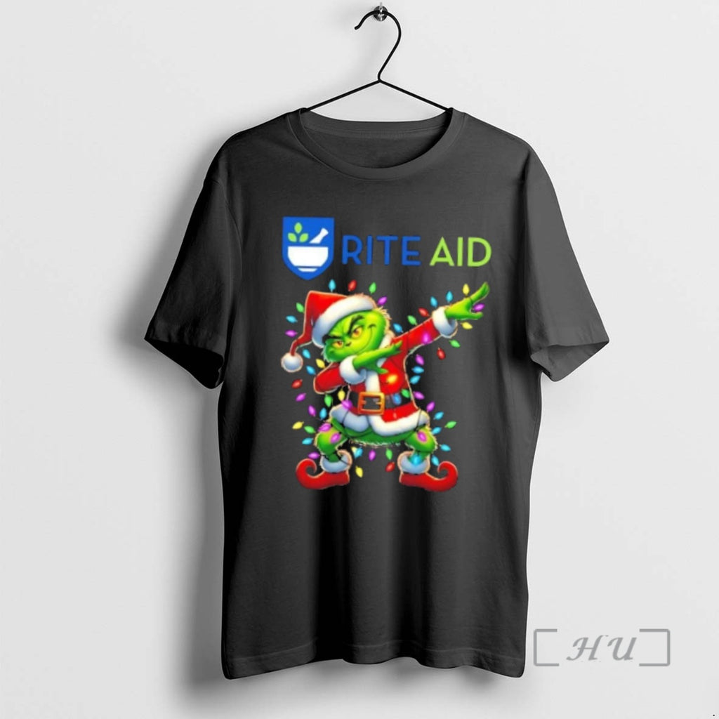 Trending Rite Aid Grinch Dabbing Merry Christmas Premium T Shirt Sweater