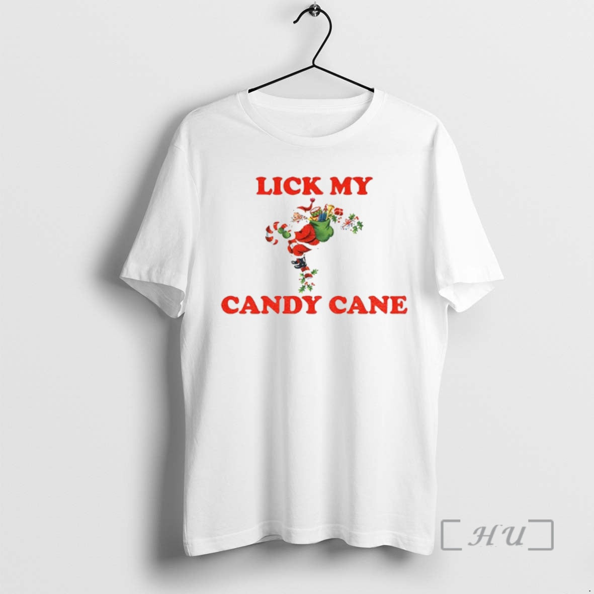 Trending Santa Claus Lick My Candy Cane Merry Christmas 2025 Premium T Shirt Sweater