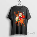 Trending Santa Riding Reindeer Christmas