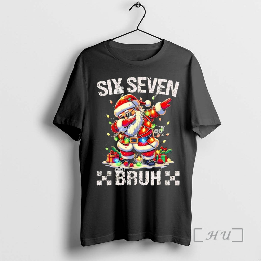 Trending Santa Dabbing Six Seven Bruh Christmas