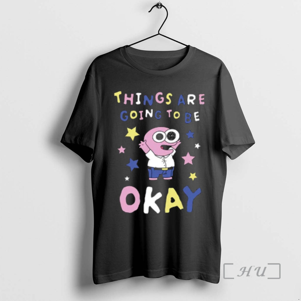 Trending Smiling Friends Things Are Going To Be Okay Pim Cartoon Premium T Shirts Sweater