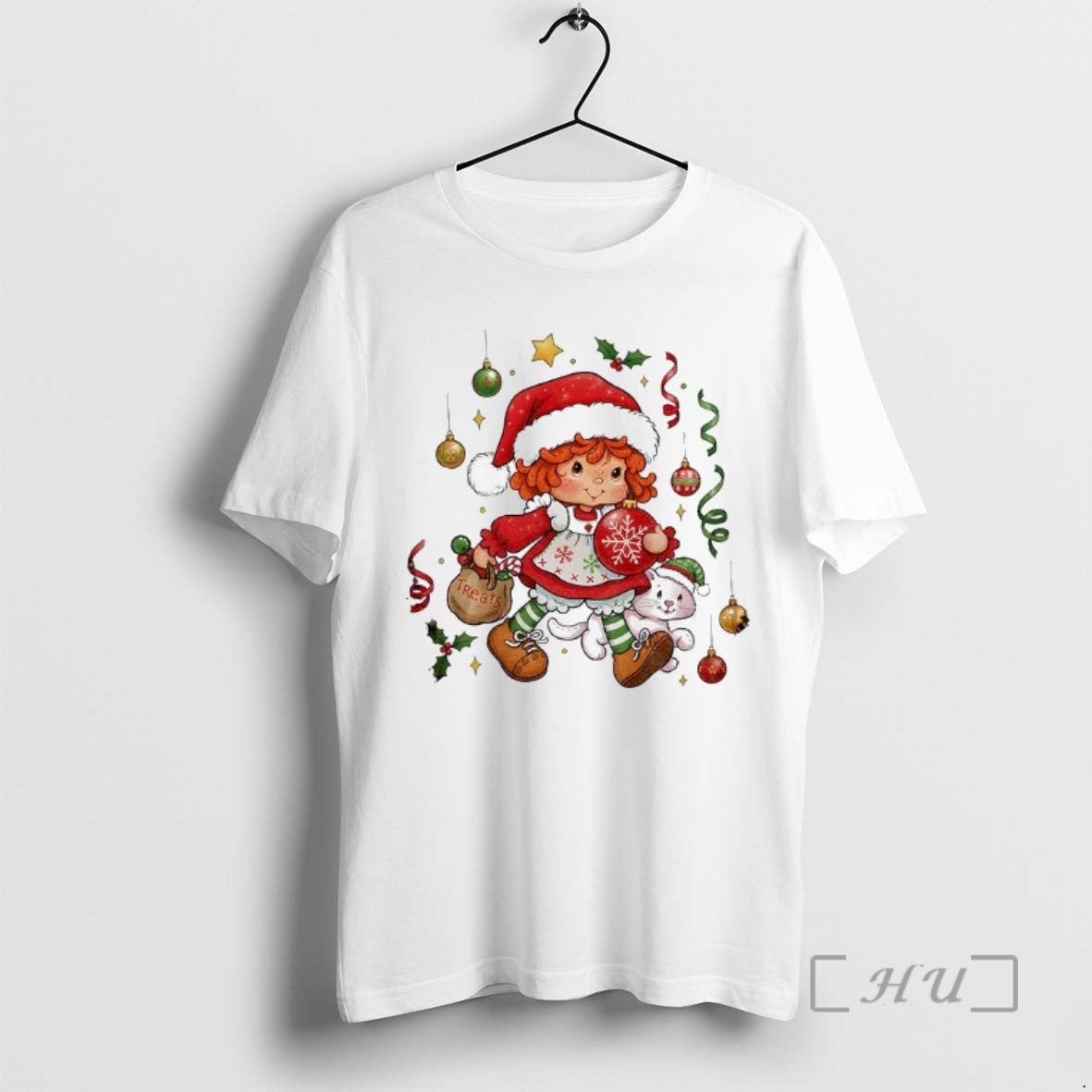 Trending Strawberry Shortcake Treats Merry Christmas 2025 Tee Shirts Sweater
