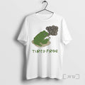 Trending Tired Japanese Frog Smoking Funny Meme