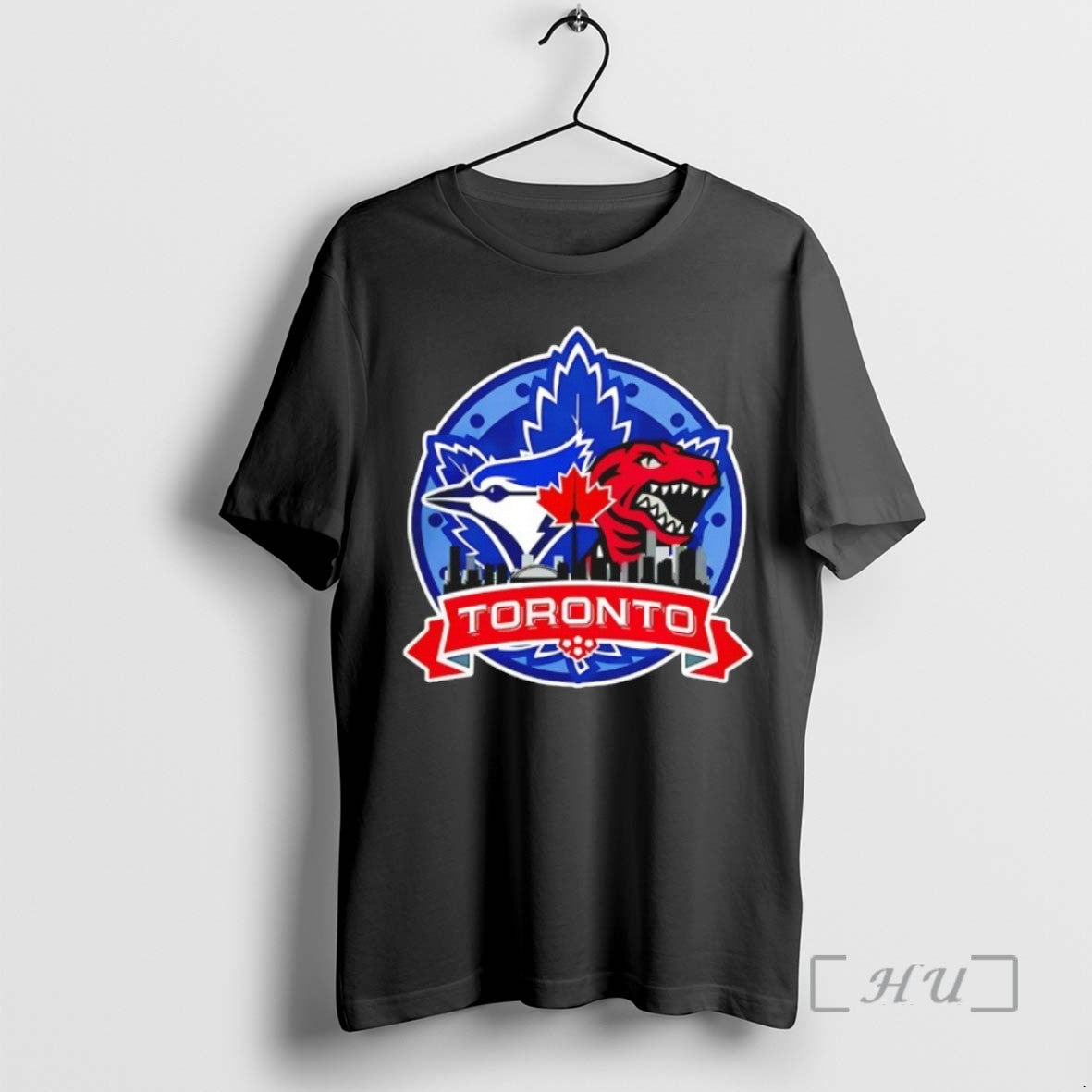 Trending Toronto Raptors X Toronto Blue Jays Hybrid Logo Tee Shirts Sweater