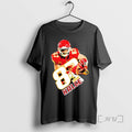 Trending Travis Kelce Dribbling Picture Collage Tee Shirt Sweater