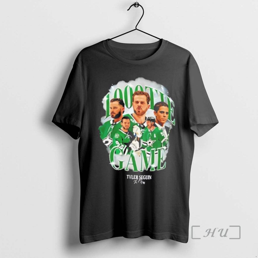 Trending Tyler Seguin Dallas Stars 1000th Game Graphic Premium T Shirt Sweater
