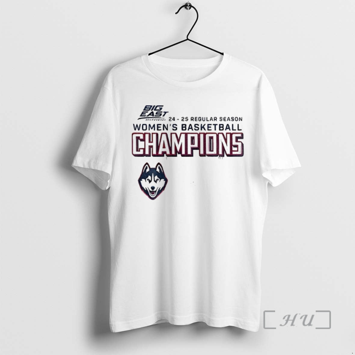 Trending Uconn Womens Basketball Nba 2024 25 Big East Wbb Tournament Champions Premium T Shirts