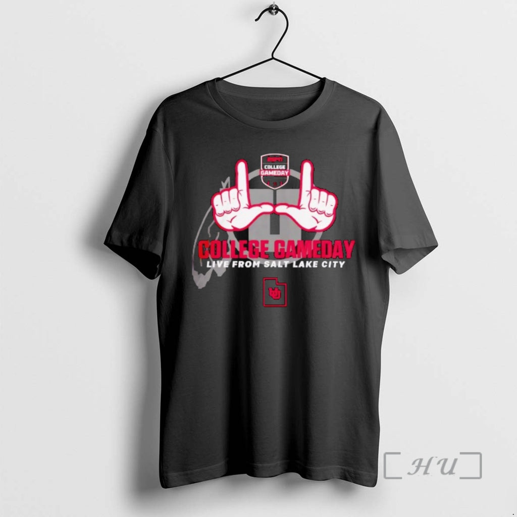 Trending Utah Utes College Gameday Live From Salt Lake City Premium T Shirt Sweater