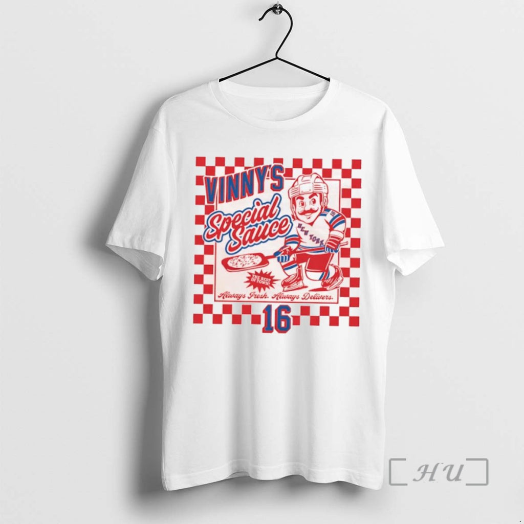 Trending Vinnys Special Sauce Always Fresh Always Delivers Tee Shirt Sweater