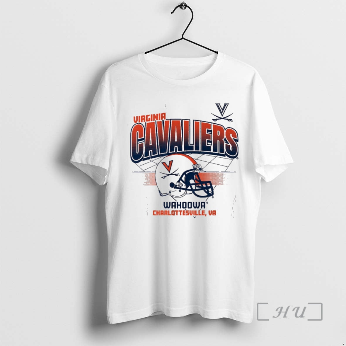 Trending Virginia Cavaliers Football Wahoowa Charlottesville Va Helmet Grid Premium T Shirt Sweater