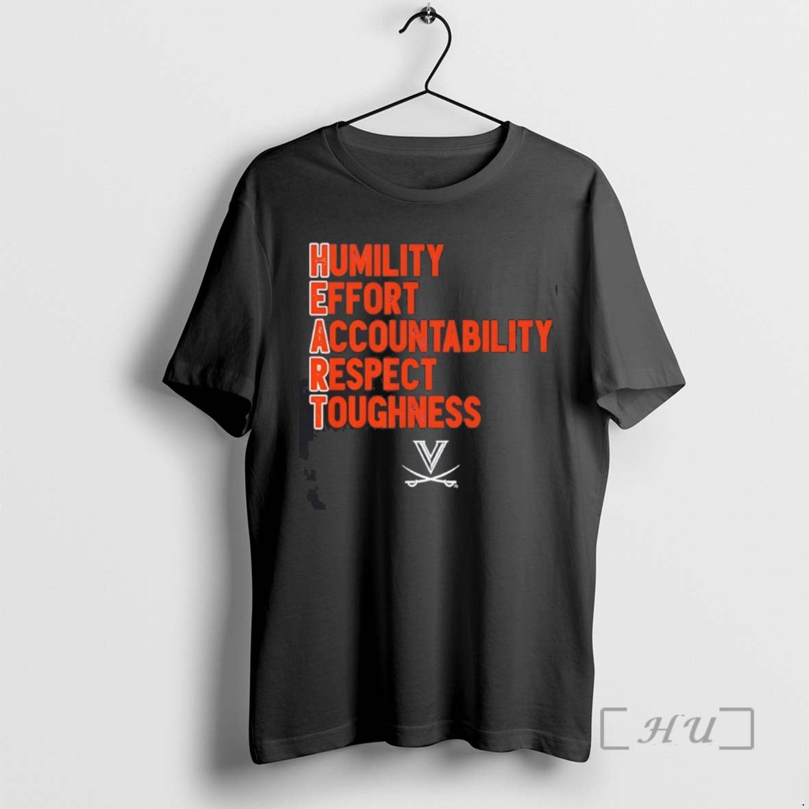 Trending Virginia Football Heart Humility Effort Accountability Respect Toughness T Shirt Sweater