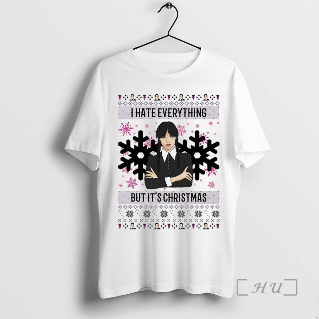 Trending Wednesday Addams I Hate Everything But Its Christmas