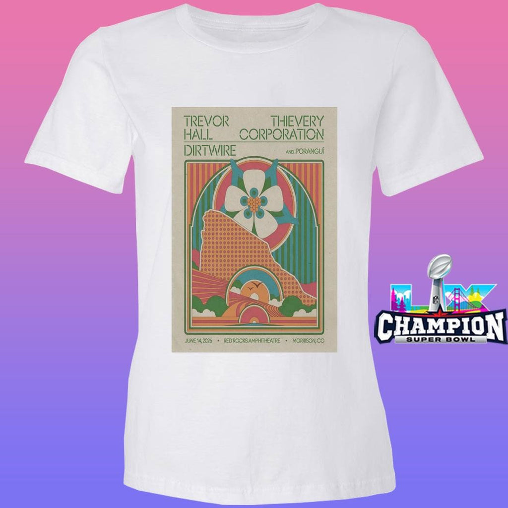Trevor Hall Thievery Corporation And Dirtwire Jun 14 2026 Red Rocks Shirt
