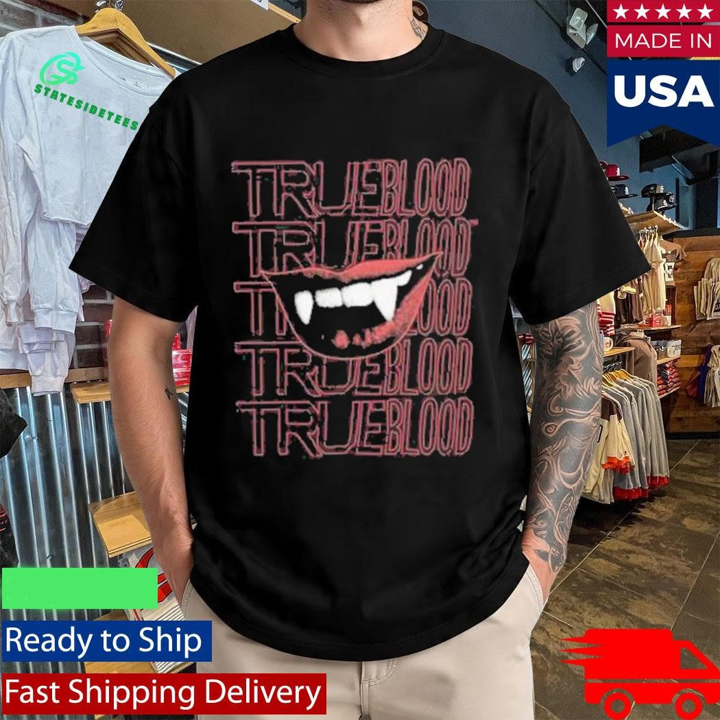 True Blood High-Waisted Vampire Fangs Shirt