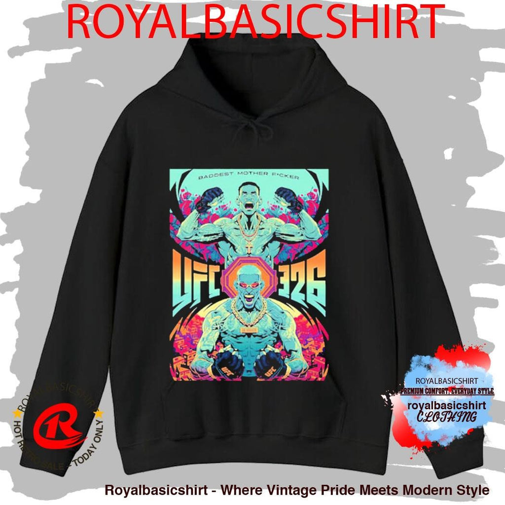 UFC 326 Max Holloway vs Charles Oliveira BMF Baddest Mother Fucker Live On March 7 2026 Art By Ryan Smallman Shirt