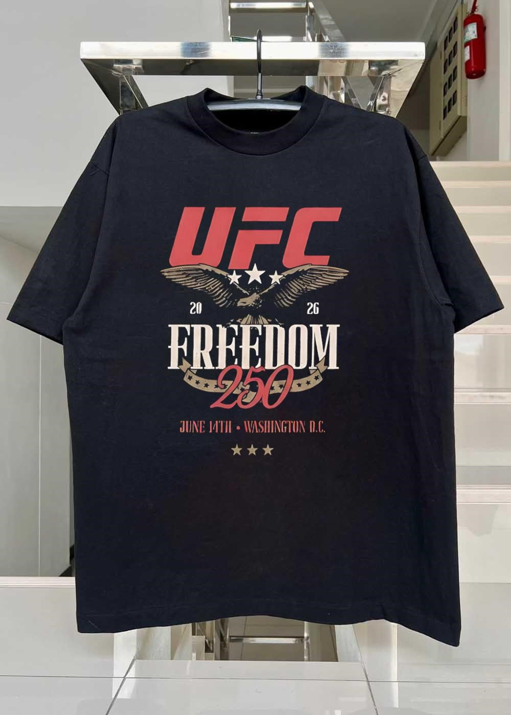 UFC Apparel ‘ Commemorative Event Merchandise ‘ UFC 250 Freedom June 14 Washington DC Shirt