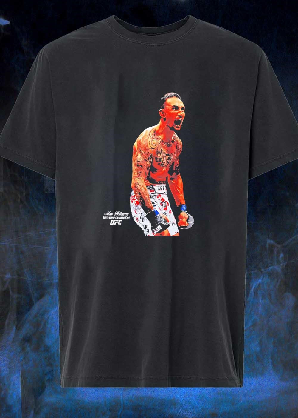 UFC BMF Champion Max Holloway Yelling shirt