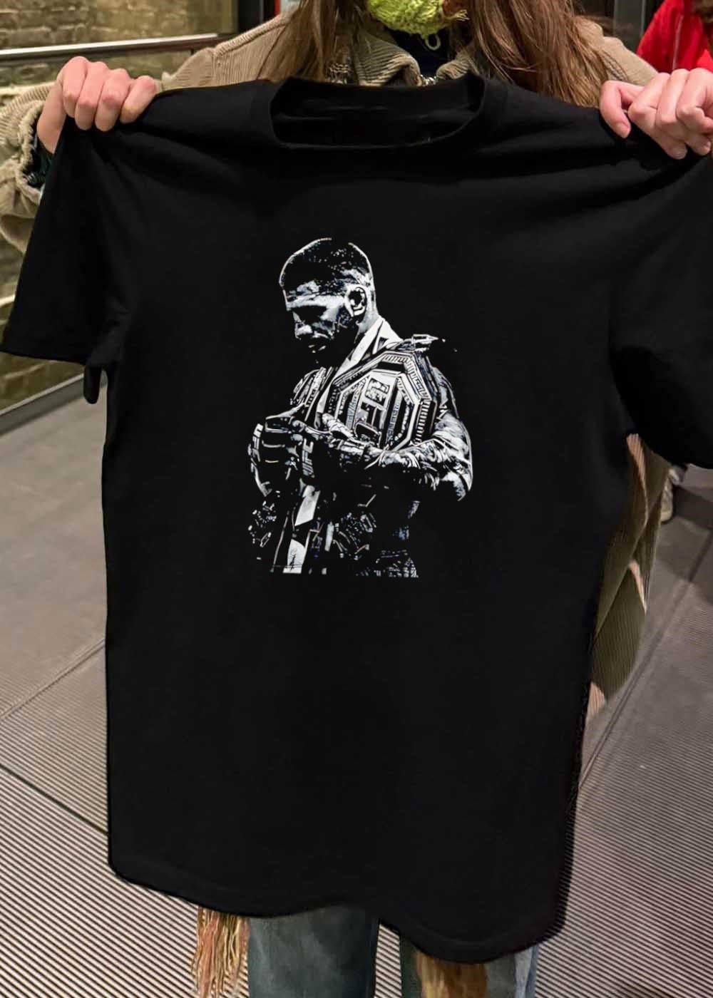 UFC Champion Title Holder Black and White UFC Shirt