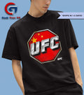 UFC China flag logo shirt