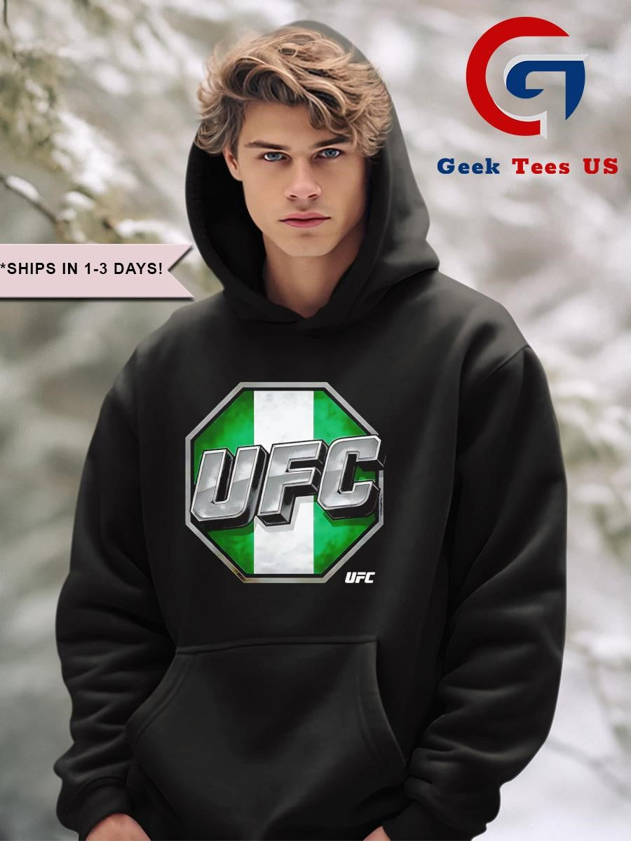 UFC Nigeria flag logo shirt