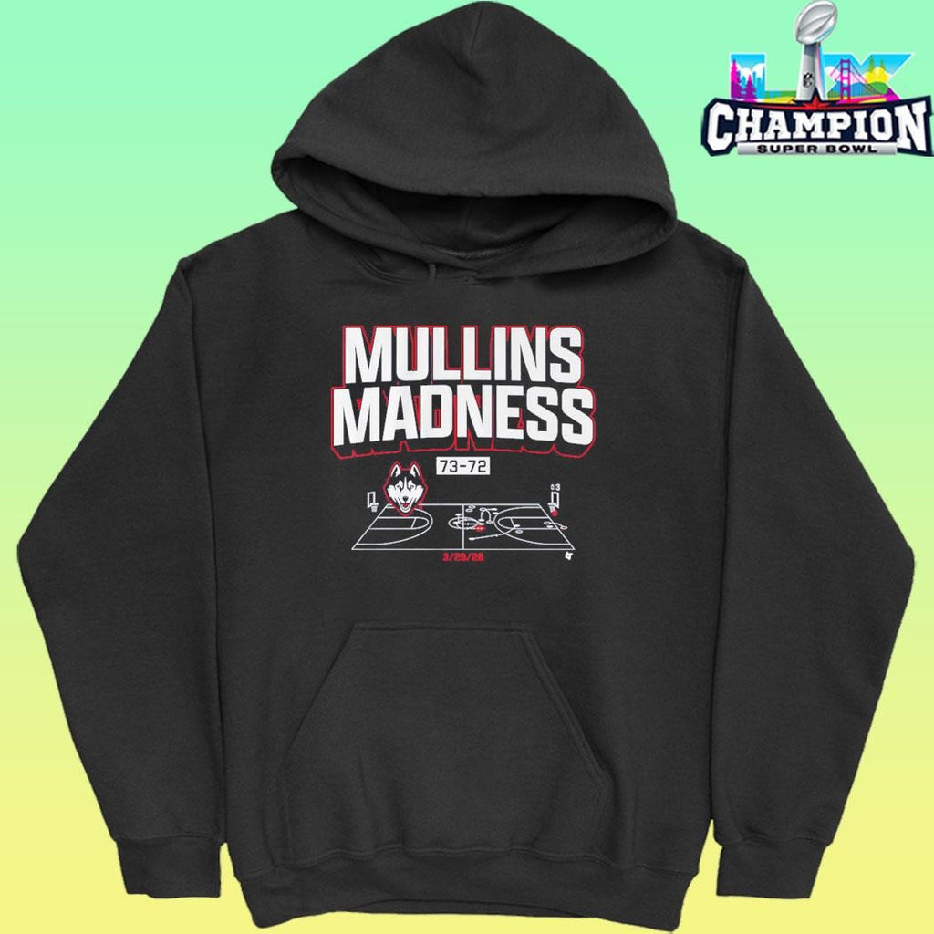 Uconn Basketball Braylon Mullins Madness Shot Diagram Shirt