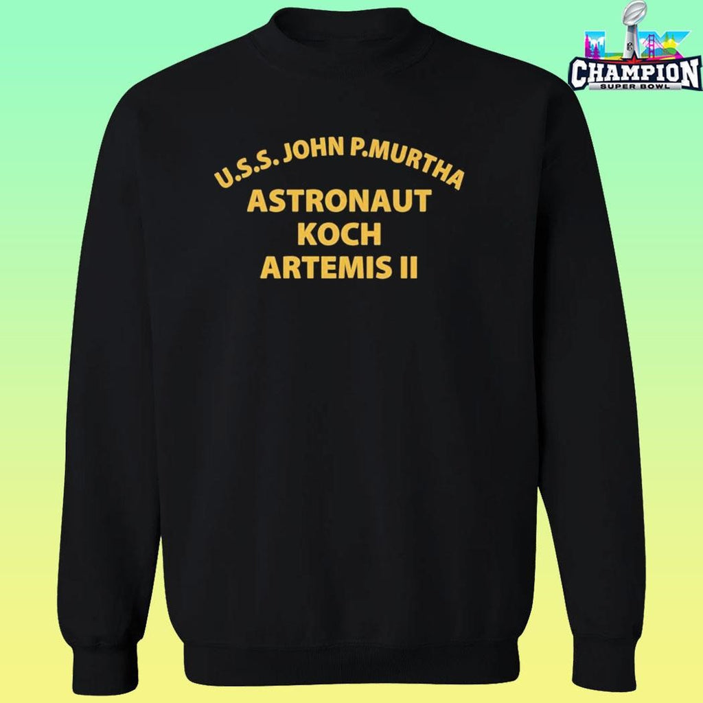 Uss John P Murtha Astronaut Koch Artemis 2 Shirt